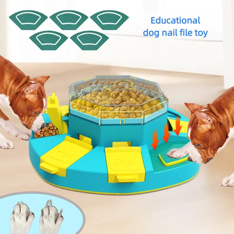 OK101A-Educational dog puzzle toy with dog nail file